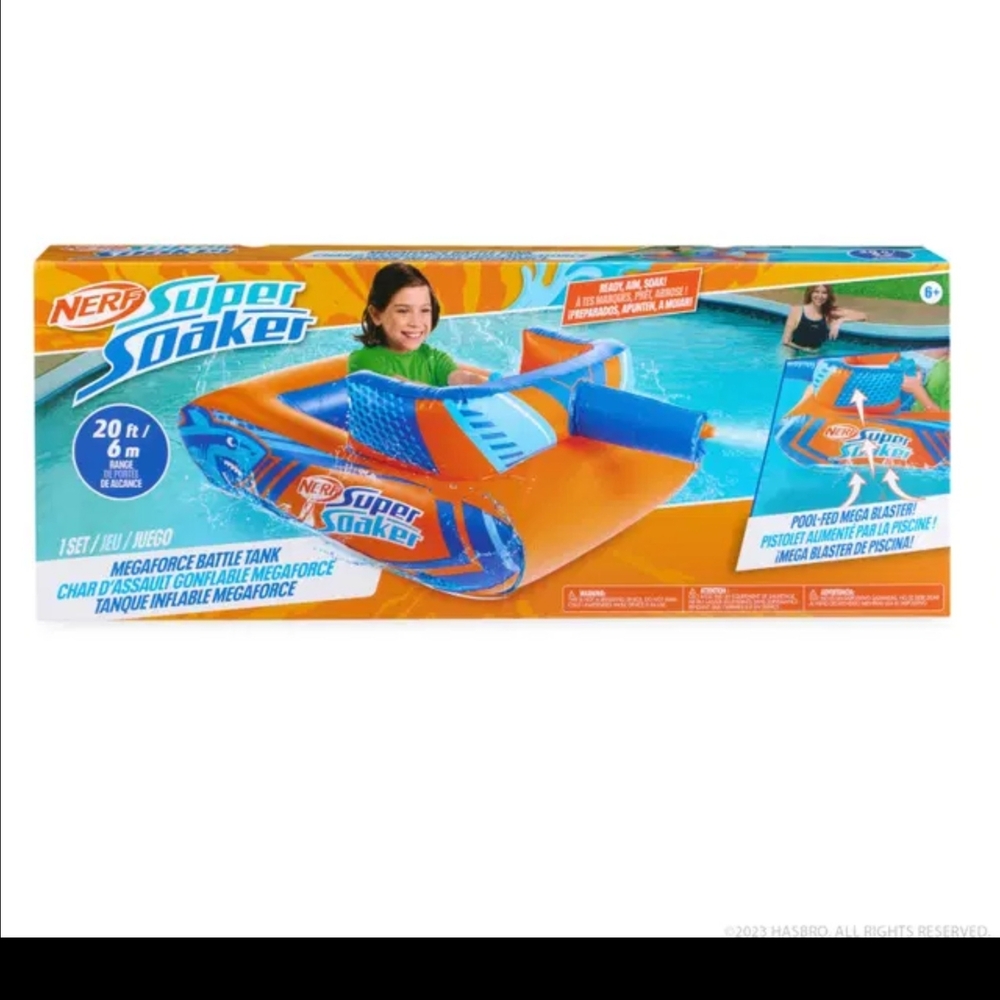 Nerf Orange and Blue Puzzle Game Set